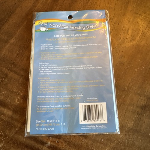 Dritz non stick pressing sheet - non-stick,
